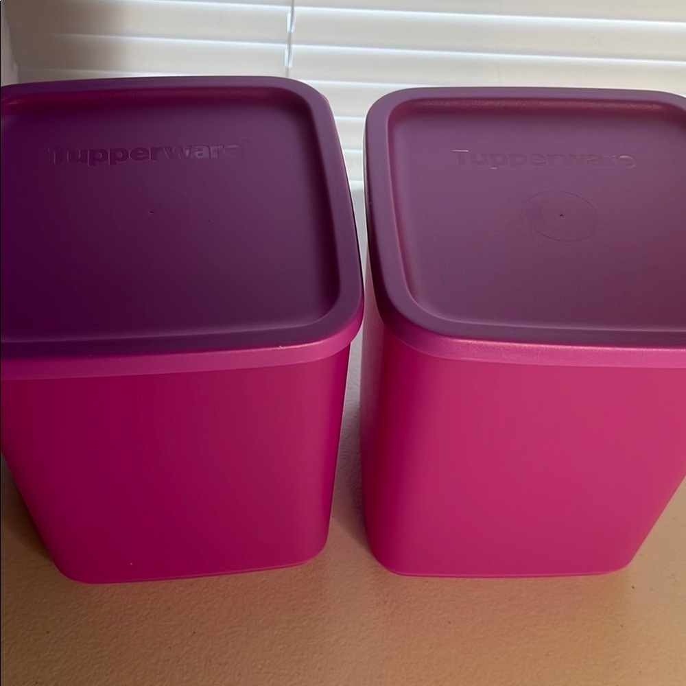 Tupperware Purple Storage Containers - Picture 3 of 3